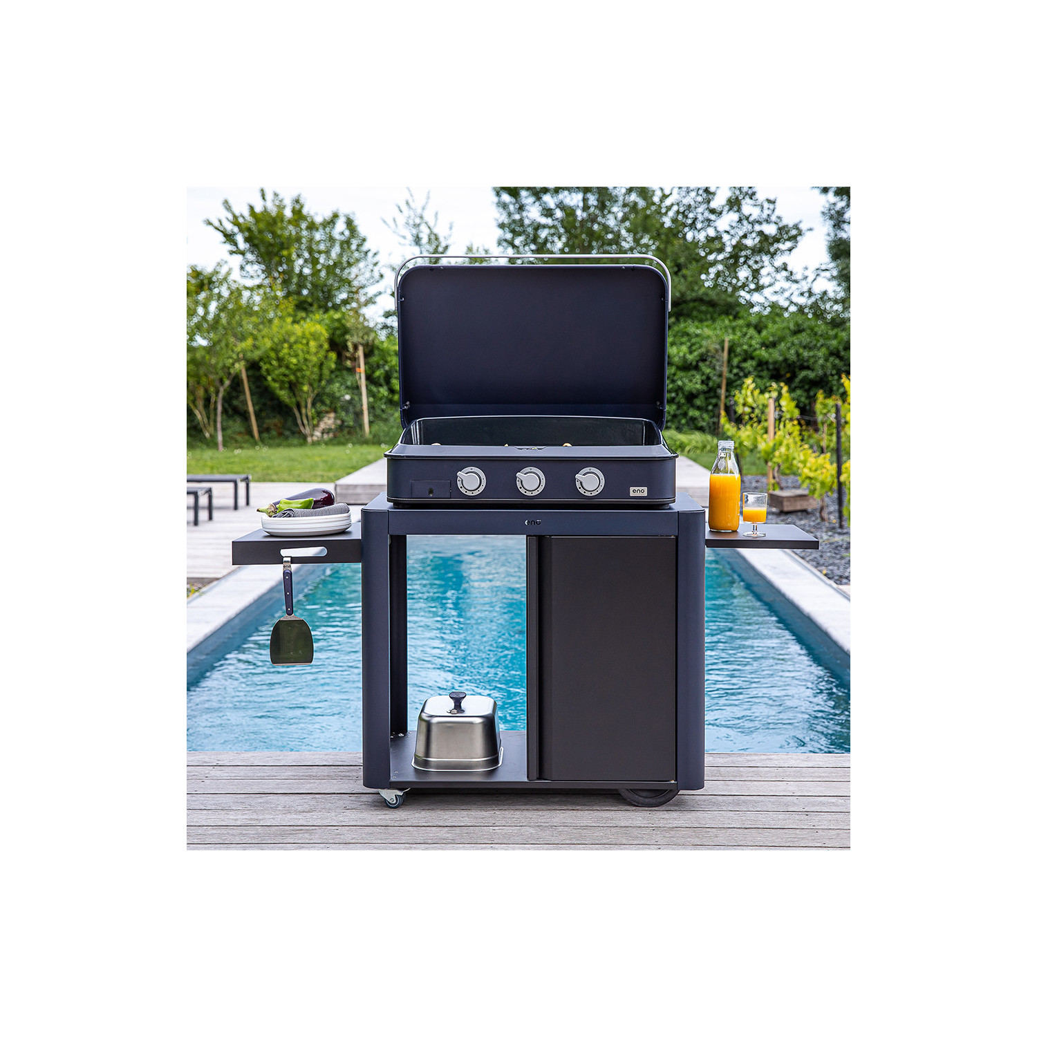 Plancha et capot ENOSIGN 80 Bleu Navy Eno