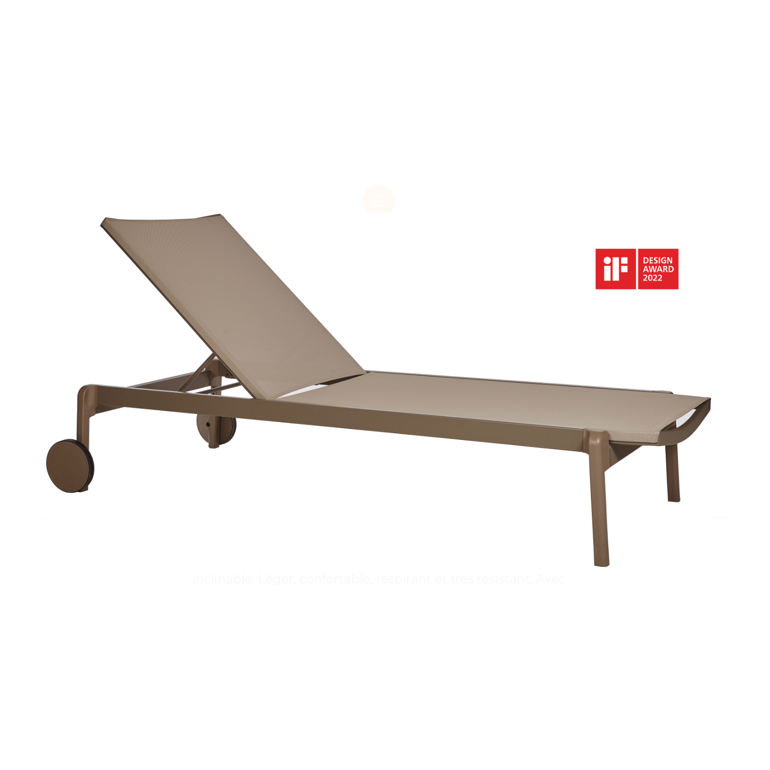 Les Jardins du Sud BEACH sun lounger 