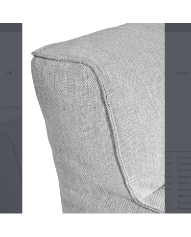 Canapé 2 places modulable GROW Blomus