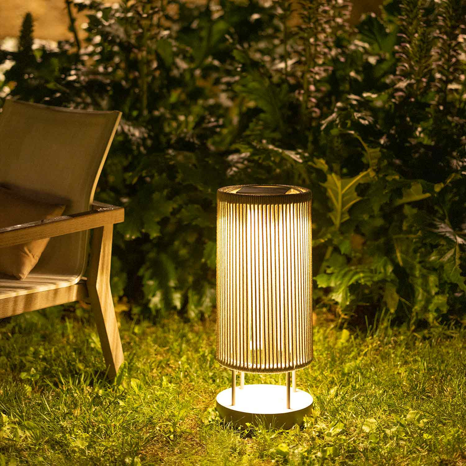 ROP&STRIP solar and rechargeable lamp Les Jardins