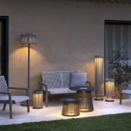 Lampadaire réglable ROP&STRIP solaire et rechargeable Les Jardins