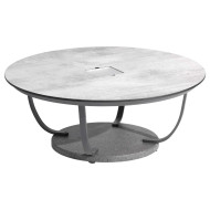 Les Jardins JET STREAM grey solar illuminated coffee table