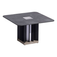  Les Jardins TECKALU solar square illuminated coffee table 