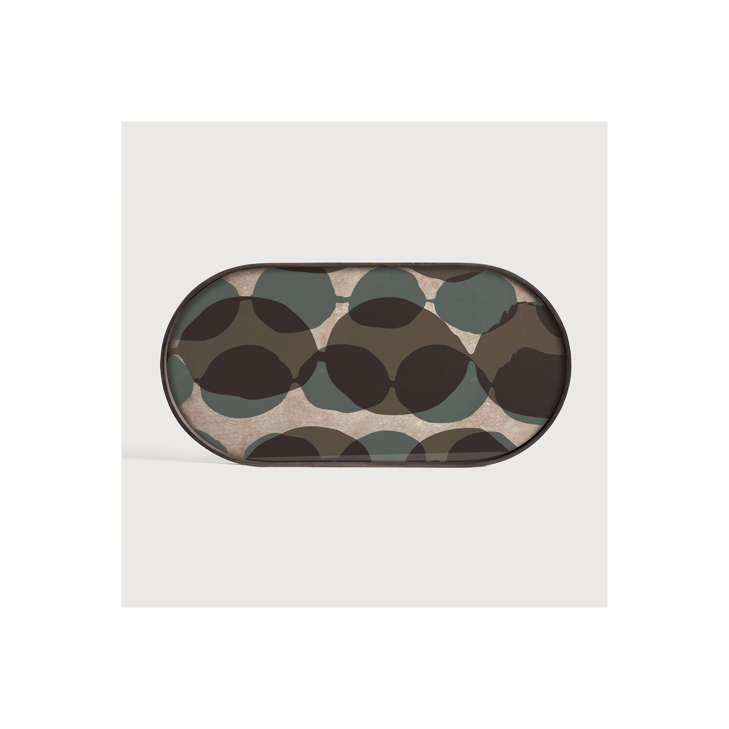 Plateau en verre CONNECTED DOTS oblong Ethnicraft