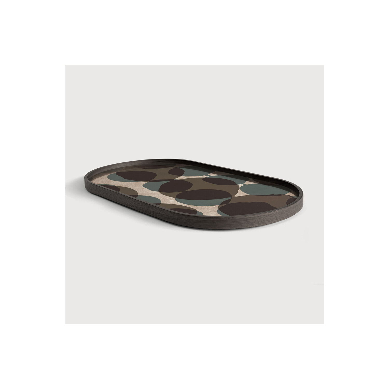 Plateau en verre CONNECTED DOTS oblong Ethnicraft