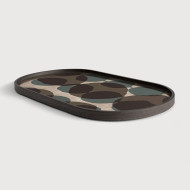 Plateau en verre CONNECTED DOTS oblong Ethnicraft