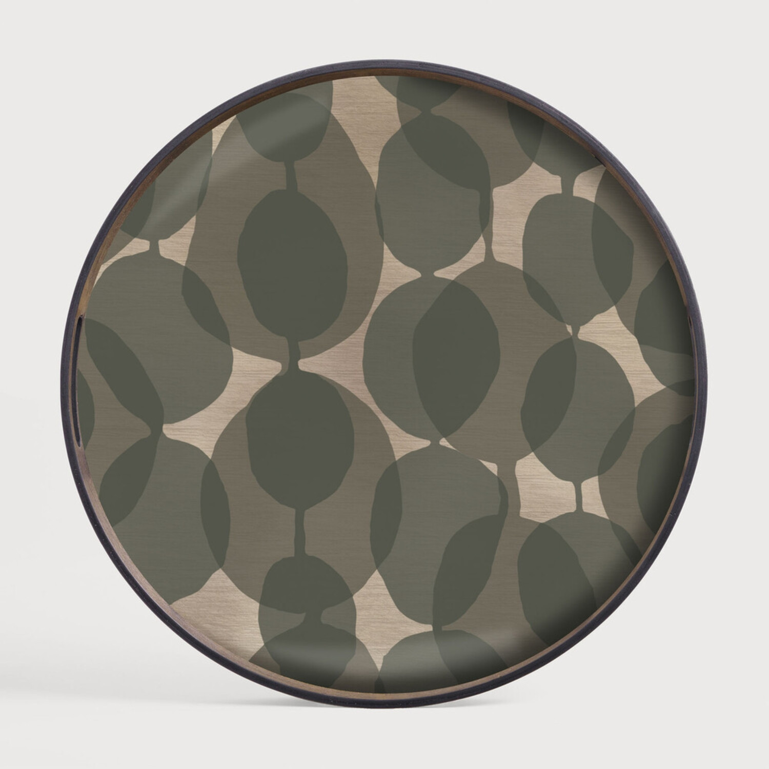 Plateau en verre CONNECTED DOTS rond Ethnicraft