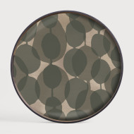 Plateau en verre CONNECTED DOTS rond Ethnicraft
