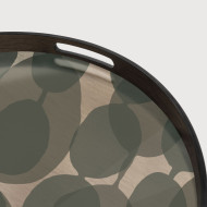 Plateau en verre CONNECTED DOTS rond Ethnicraft