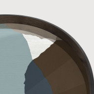 WABI SABI round glass tray Ethnicraft