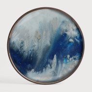 ORGANIC round glass tray Ethnicraft
