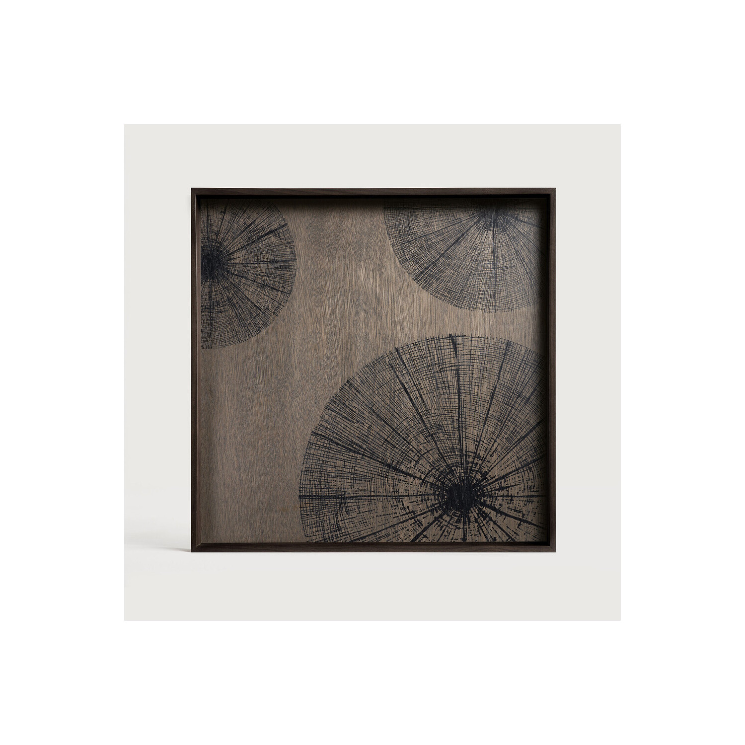 Plateau en bois carré SLICES L Ethnicraft