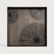 Plateau en bois carré SLICES L Ethnicraft