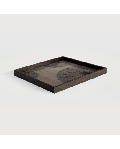 SLICES (L) square wooden tray Ethnicraft
