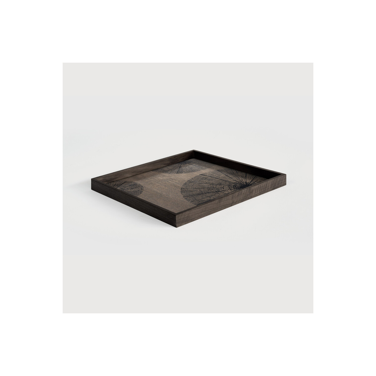 Plateau en bois carré SLICES L Ethnicraft