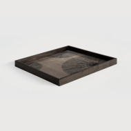 Plateau en bois carré SLICES L Ethnicraft