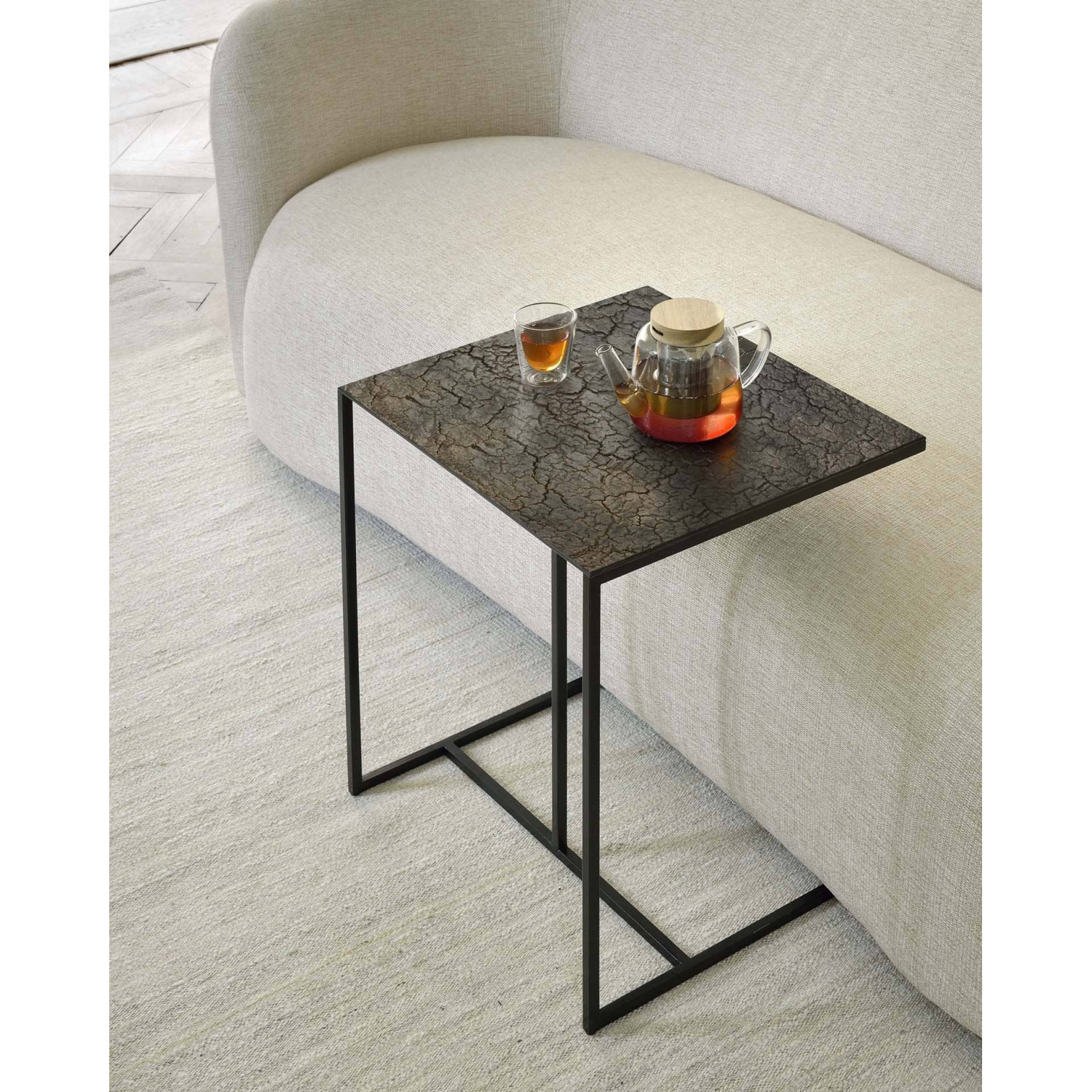 Table d'appoint rectangulaire TRIPTIC Ethnicraft