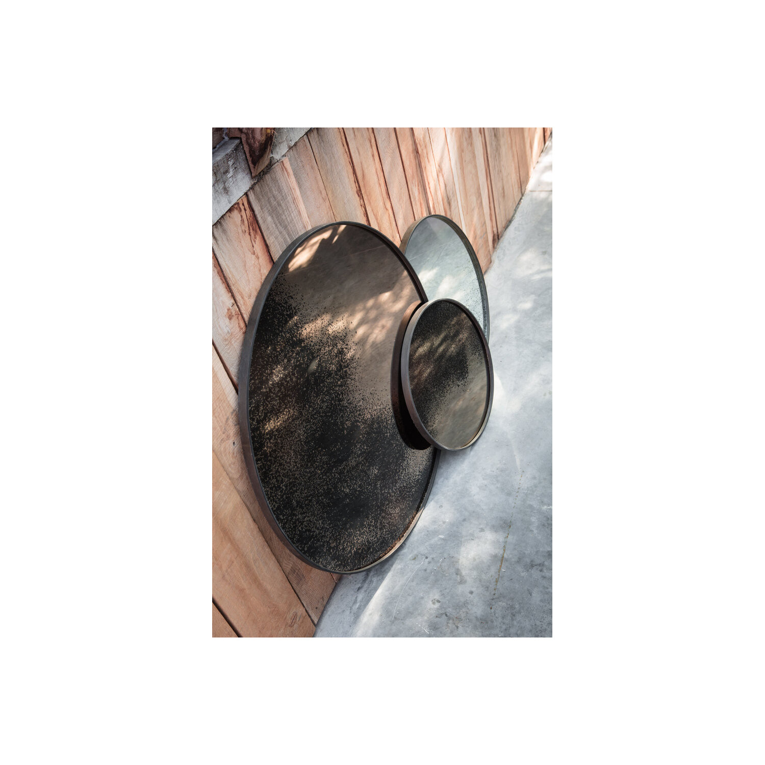 AGED round mirror Ethnicraft