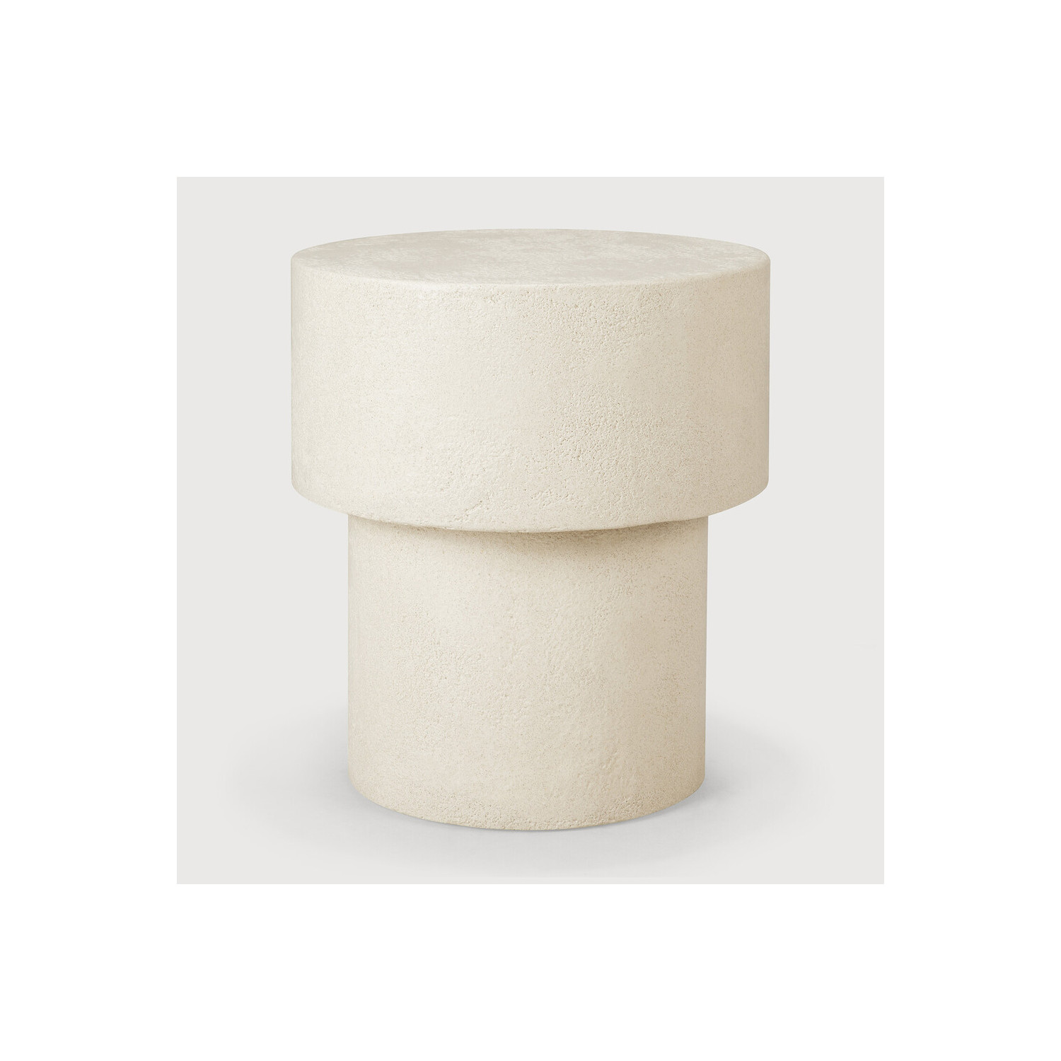 ELEMENTS microcement side table Ethnicraft