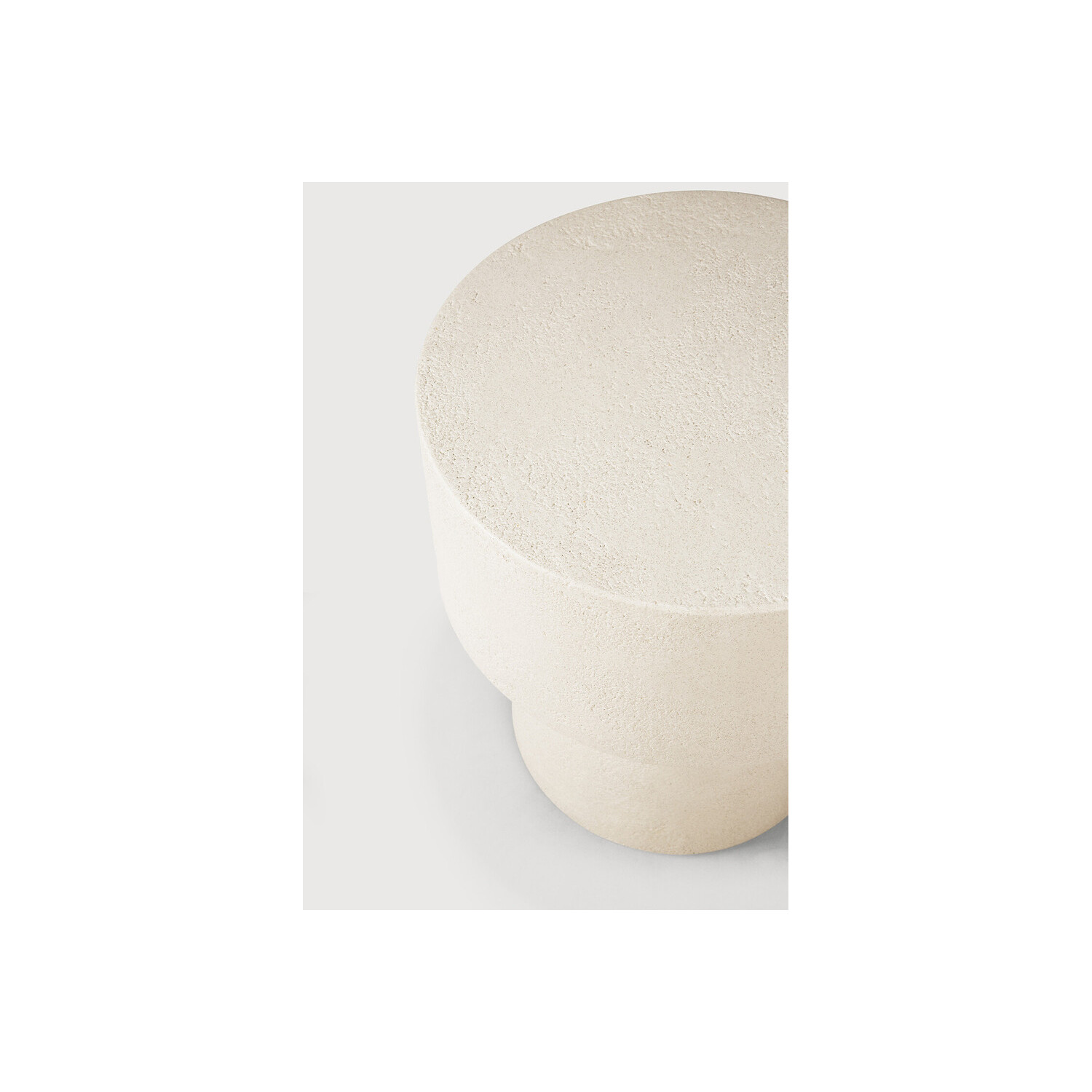 ELEMENTS microcement side table Ethnicraft