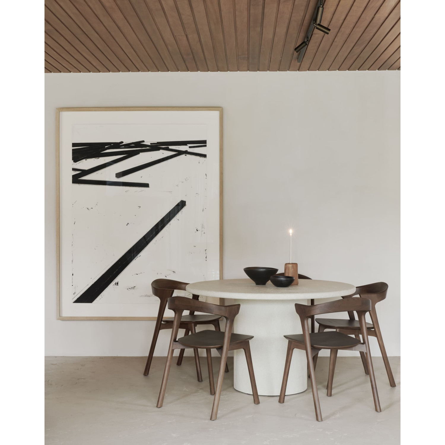 Table repas ELEMENTS Ø125 cm Ethnicraft