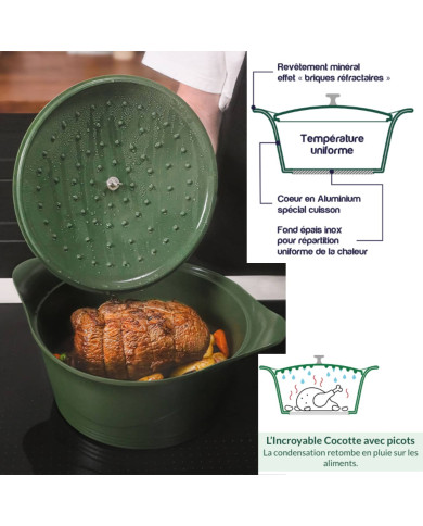 THE INCREDIBLE Cocotte Ø28 cm Cookut