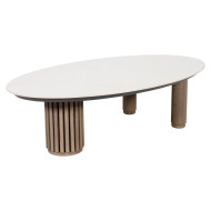 Les Jardins CHESTER  oval coffee table