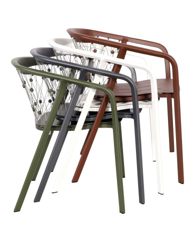 Fauteuil empilable CHESTER Les Jardins