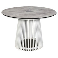 Les Jardins HALO solar iIluminated table Ø110 cm 