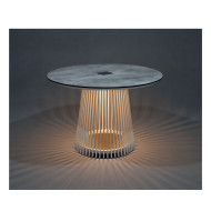 Les Jardins HALO solar iIluminated table Ø110 cm 
