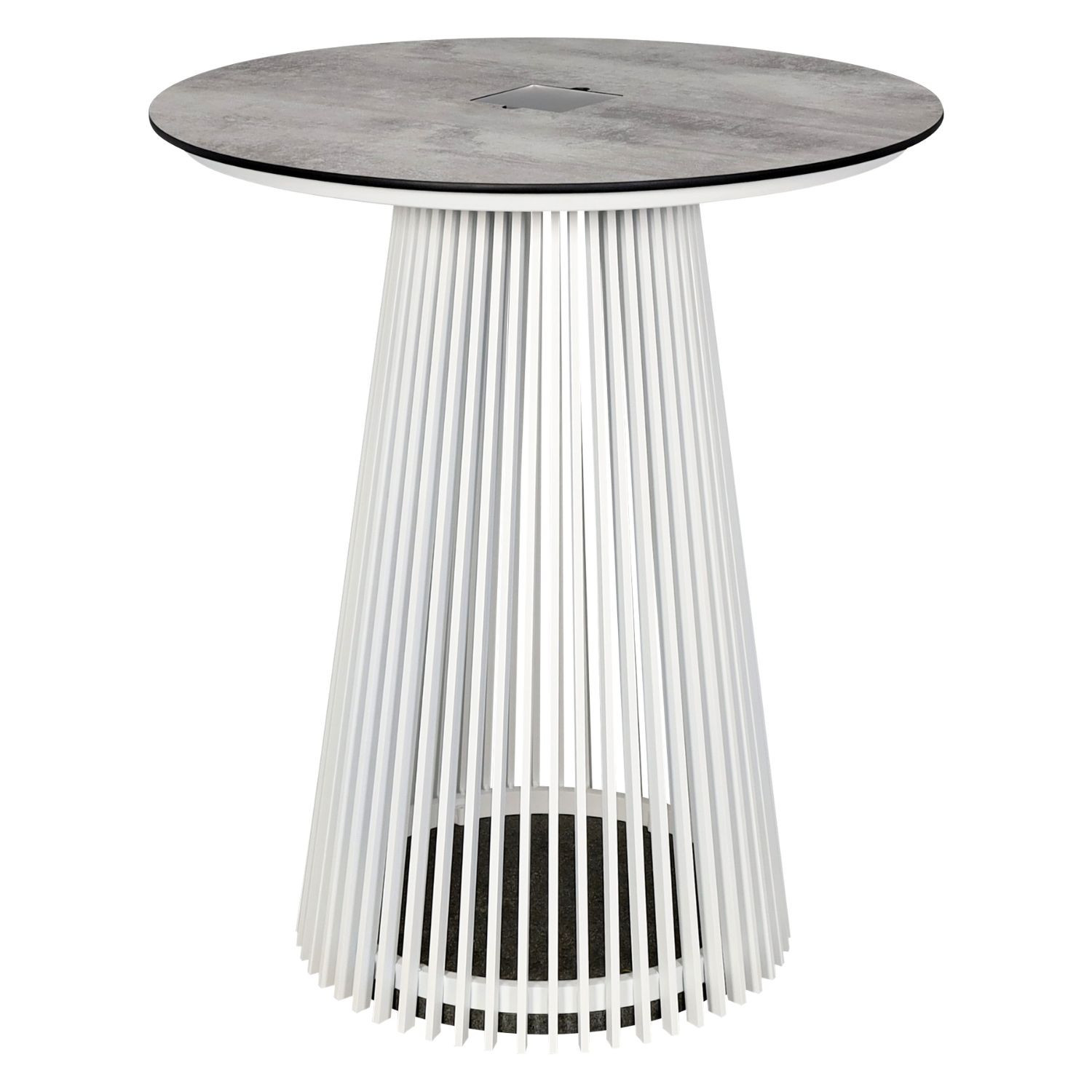 Mange-debout lumineux solaire Ø90cm HALO Les Jardins