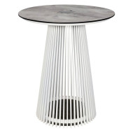 Mange-debout lumineux solaire Ø90cm HALO Les Jardins
