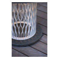 Table lumineuse solaire Ø110 cm CADIX Les Jardins