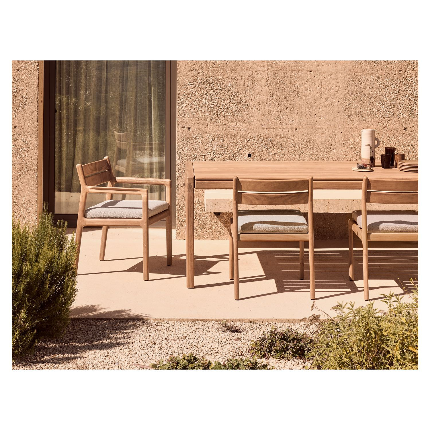 JACK garden chair with cushion Ethnicraft