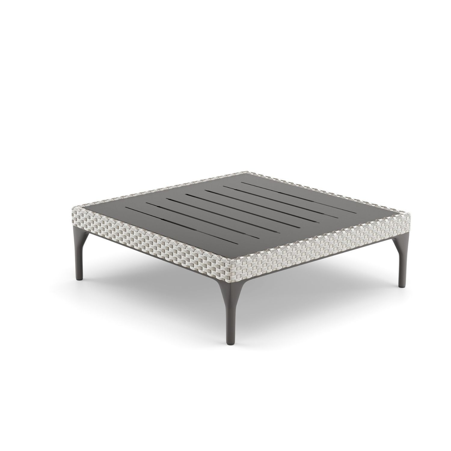 Table basse plateau HPL 90 x 90 cm MU Dedon