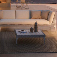MU Dedon 90 x 90 cm HPL coffee table