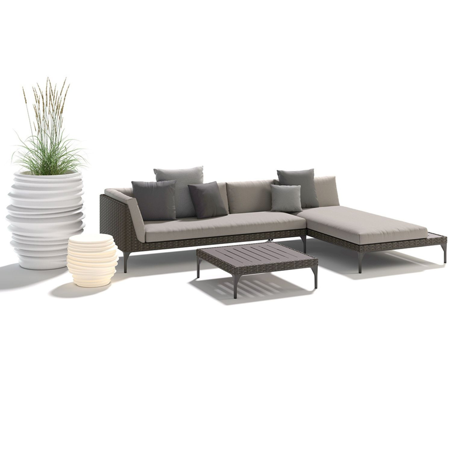 XXL right module for MU modular sofa - Dedon