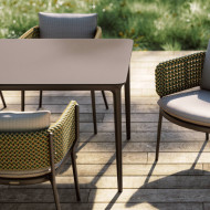 Table de jardin 220 cm BELLMONDE Composite Dedon