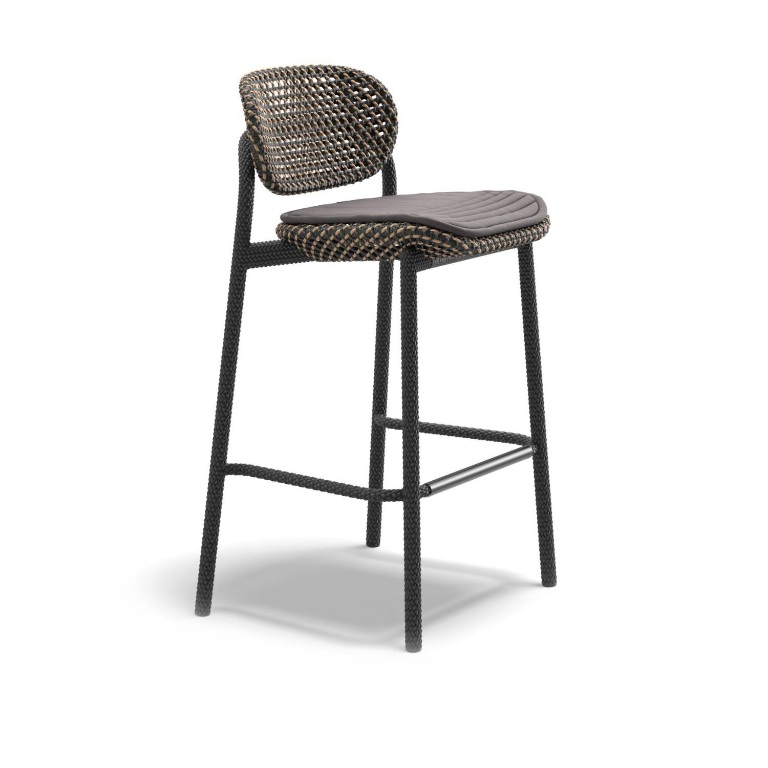 ROII Tobacco barstool Dedon
