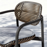 ROII Tobacco Dedon armchair