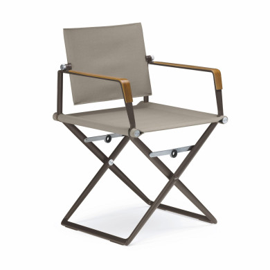 SEAX Armchair teak-finished marine armrest Dedon