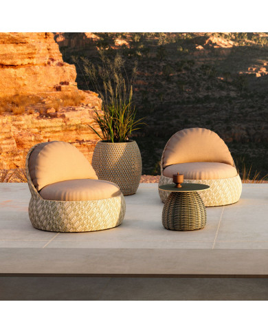 Fauteuil lounge DALA Dedon