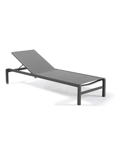 ROME anthracite sun lounger Les Jardins du Sud