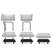 Salon d'angle modulable PALETTI Fatboy