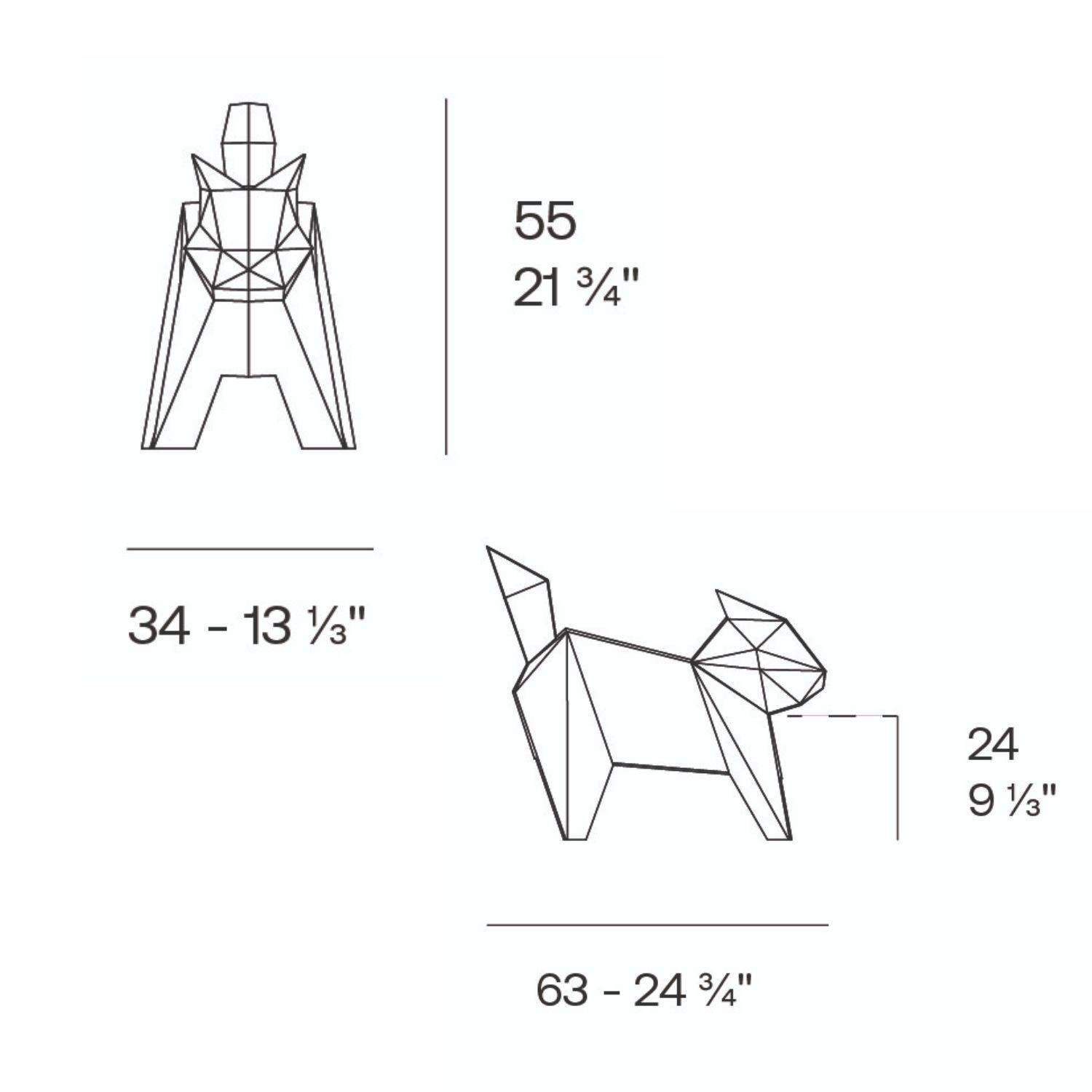 Koneko ORIGAMI sculpture Vondom