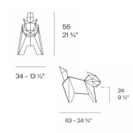 Koneko ORIGAMI sculpture Vondom