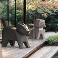 Koneko ORIGAMI sculpture Vondom