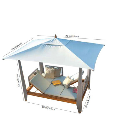 LES JARDINS Lit ZAYO