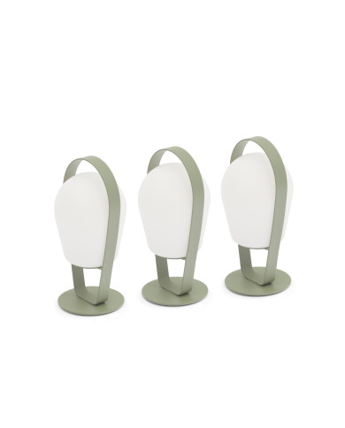 AURA rechargeable table lamp x3 Les Jardins du Sud