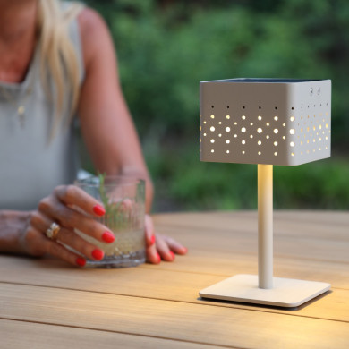 Lampe de table solaire STELLA (S) Les Jardins du Sud